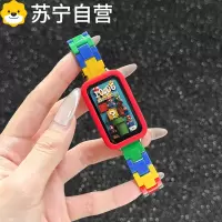 [显白撞色积木]适用华为手环10表带9新款band8智能7运动6/6pro三珠树脂nfc表链荣耀手环10腕带9c创意男女