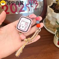 粉色海螺适用于华为fit4/4pro表带fit3夏季fit2串珠1表链替换腕带3139G