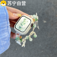 适用于华为fit4/fit3手表表带单排串珠fit2拉绳手腕带fit春夏季蝴蝶扇子女款时尚替换表带3139G