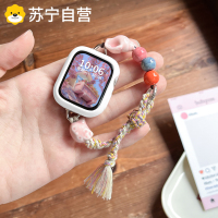 适用于华为fit4pro/fit3表带新中式fit2单排串珠编织手表链Huawei watchfit4321夏季女款时尚