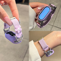 适用于小米手环10表带新款小米9/8喵喵耳磁吸编织创意雏菊刺绣花时尚腕带智能手表10陶瓷版秋冬高级感3139g