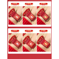 [马上发财]适用小天才电话手表表带z10/z9/z8/z7/z11少年版卡通z6pro编织z7磁吸腕带智能运动3139g