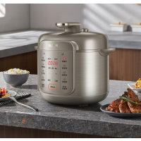 苏泊尔电压力锅 球釜 双胆设计智能预约口感可选开盖收汁50YC16