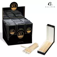 雪茄老式火柴复古高级创意香薰酒店定制加长火柴棒烟斗专用24小盒