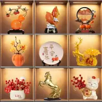 现代酒柜装饰品摆件轻奢高档客厅高端大气上档次家居电视柜工艺品