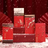 2025中式宫廷风故宫雪红包蛇年创意新年过年压岁钱包袋利是封