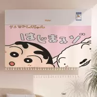 卡通蜡笔小新空调挡风帘挂机空调防直吹挂帘防冷气防粘贴挡风布