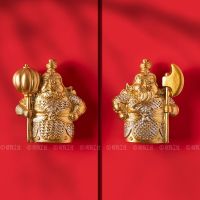 创意门神冰箱贴磁贴3d立体入户门装饰磁吸贴中国风