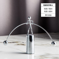 星舵定向平衡摆件 创意杠杆平衡小铁人几何动态不倒翁悬浮摆件送男生