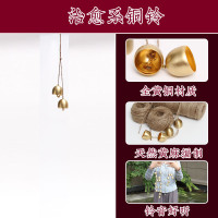 无品牌治愈系一串铜铃铛阳台客厅吊饰店铺门铃壁挂手工简约礼物民宿装饰