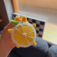 柠檬公仔钥匙扣包包挂件创意可爱卡通毛绒玩具背包小玩偶送女朋友 10cm