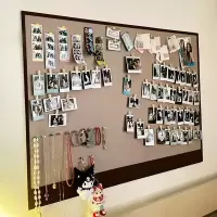 维诺亚毛毡板墙贴照片墙自粘免打孔ins留言板桌面客厅卧室玄关墙面装饰