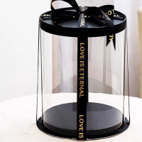 维诺亚母亲节情人节圆形花泥DIY蛋糕花有钱花材料包4寸送女友送妈妈