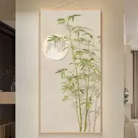 维诺亚简约玄关挂画入户走廊小清新绿植壁画客厅入户门装饰画