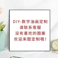 维诺亚私人定制图片DIY数字油画手绘填色风景动漫人物名画装饰油彩画