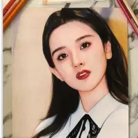 维诺亚素描画像手绘彩铅人物画代画肖像画真人照片转手绘画头像画 来图定制尺寸大小请咨询客服