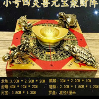 维诺亚聚宝盆聚财金蟾摆件罗盘麒麟龙龟客厅黄铜貔貅葫芦店铺