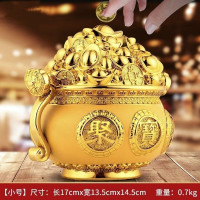 维诺亚聚宝盆摆件理财聚财存钱罐风水家居客厅装饰品店铺开业礼品