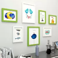 维诺亚创意照片墙组合相框墙墙上客厅房间背景墙相片挂墙免打孔打印照片
