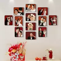 维诺亚照片墙组合相框装饰创意墙上不规则洗相片做成挂墙客厅感相册