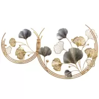 维诺亚客厅创意壁挂卧室墙面装饰挂件玄关过道墙上挂饰立体金属墙饰壁饰