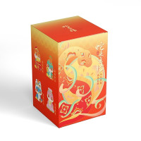 新款国潮属蛇生肖盲盒吉祥物蛇来运转摆件转转蛇年存钱罐