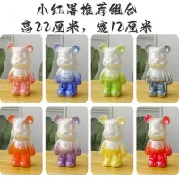 维诺亚轻奢网红摆件创意简约客厅电视柜卡通公仔存钱罐暴力熊便宜