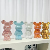 维诺亚中式暴力熊摆件陶瓷客厅玄关电视柜酒柜存钱罐家居装饰品送礼