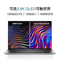 戴尔(DELL)XPS15 9530-1765S 15.6英寸笔记本电脑i7-13700H/16G/1T/RTX4050 6G 银色 不含票