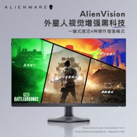 戴尔(DELL)AW2724DM 27英寸IPS显示器 (黑色),1ms,2K,180Hz,3年质保 不含票