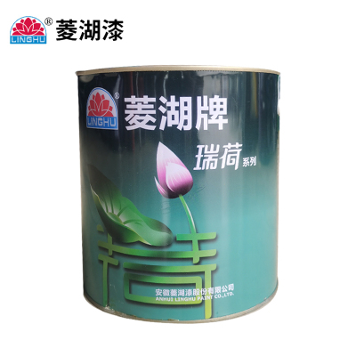 菱湖漆 2Kg 醇酸调和漆 银粉磁漆 桶