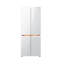 东芝(TOSHIBA)435升嵌入式十字四门冰箱小白梨 GR-RF456WI-PG1B5 晴空白