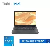 联想ThinkPad E14 BRCD 14英寸 轻薄办公商务笔记本电脑 (酷睿I5-13500H 24G 512GSSD 高清屏) 黑色 定制