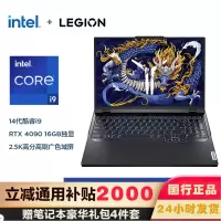 联想(Lenovo)拯救者Y9000P AI元启 16英寸电竞游戏本笔记本电脑 (14代i9-14900HX 64G 1T RTX4090 2.5k 240Hz)灰色 定制