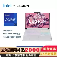 联想(Lenovo)拯救者Y9000X 2024AI元启 16英寸电竞游戏本笔记本电脑 定制(14代i9-14900H 48G 1T RTX4060 3.2k 165Hz)冰魄白