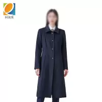 阿祺果 羊毛 大衣 藏青女款 件