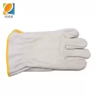 阿祺果 短皮手套 浅色25cm 双