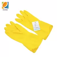 阿祺果 橡胶手套 黄色特厚型S-XL(请备注尺码)双