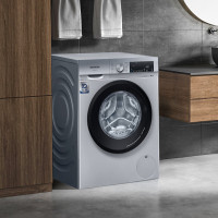 西门子10公斤洗烘一体机 全自动变频滚筒洗衣机家用 智控烘干 除菌除螨 热风清新 高温筒清洁WN54A1X82W