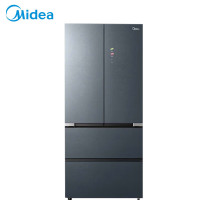 美的(Midea) 512升变频一级法式多门冰箱 微晶一周鲜 大容量净味除菌无霜玻璃门BCD-512WFGPZM(E)