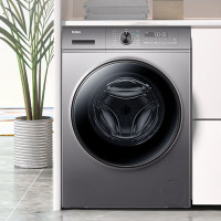 海尔XQG100-BD1216 10公斤滚筒洗衣机 超薄机身 智能投放 宝藏K系列
