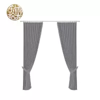 东纺拾光 DF4024 仿麻 90*遮光 706 遮光帘 1M*2.7M 含轨道含安装 窗帘 1.00 米/片 (计价单
