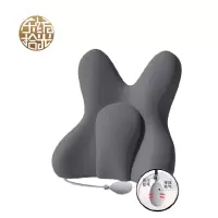 东纺拾光 DF5003 人体工程学腰靠背垫充气款深灰色1个