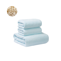 东纺拾光 DF1069 7A抗菌速干净爽浴巾70*140cm 390g 蓝色 1条/包