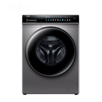 海尔EG100BDC189SU1晶彩系列10公斤大容量 直驱变频滚筒洗衣机 触控屏智能投放