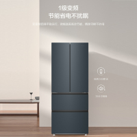 [日日顺直发]海尔 BCD-411WLHFD7DC9U1多门411升冰箱 母婴三档变温 黑金净化 一级双变频 超薄嵌入