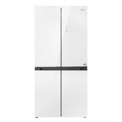 美的(Midea)冰箱BCD-460WSGPM(E) 家用十字460L 一级双变频 养鲜节能 风冷无霜 PT净味 冰釉白