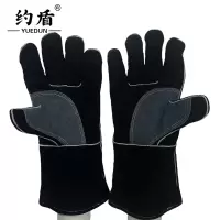 约盾 防火线牛皮耐高温电焊手套H702均码/双