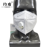 约盾 带透气阀防尘口罩 YD8511/只