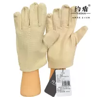 约盾 全衬加厚工作劳保帆布手套 GTF001/双